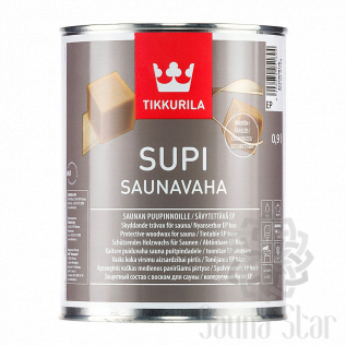 Защитный состав для дерева Tikkurila Supi Saunavaha (Прозрачный) 0,9 литр