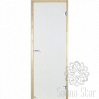 Дверь для сауны Harvia STG 7x19 (Коробка сосна, стекло прозрачное)