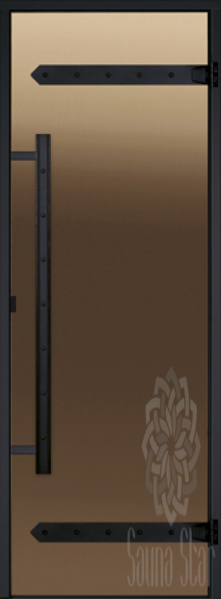 Дверь для сауны Harvia Legend 8x19 (Коробка Сосна, стекло Бронза)